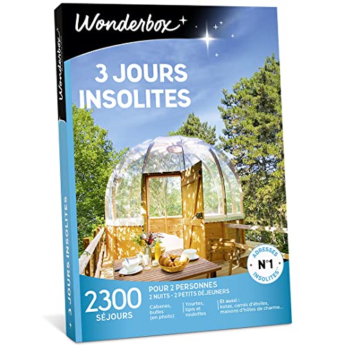 Wonderbox - Coffret Cadeau - Séjours - 3 Jours Insolites