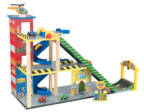 KidKraft Mega Ramp Garage Circuit de Voitures pour Enfants, Rampe