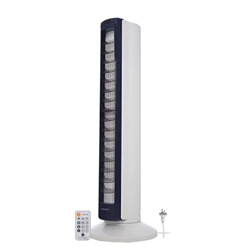 Woozoo, Ventilateur colonne silencieux, puissant & portable, Portée 10m, Oscillation,
