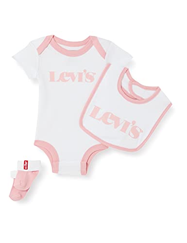 Levi's Kids New Logo Infant Hat Bodysuit Bootie Set 3Pc