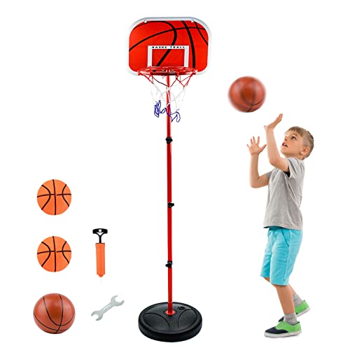Enfants Panier et Support de Basket, AolKee Panier de Basket-Ball