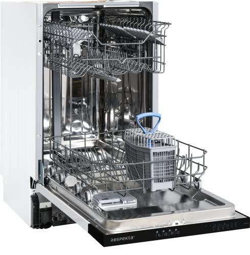 Respekta Lave-vaisselle entièrement intégré 45 cm/Lave-vaisselle encastrable avec panier à