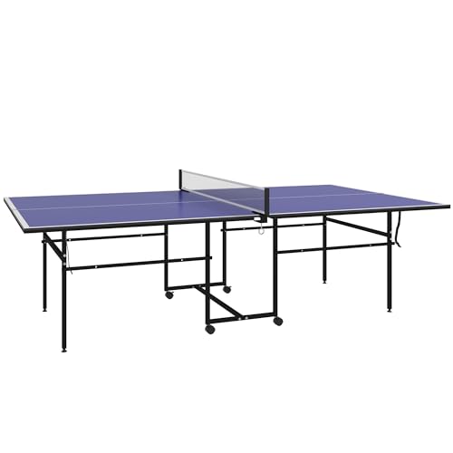 SPORTNOW Table de Tennis de Table ping-Pong Pliable compacte avec