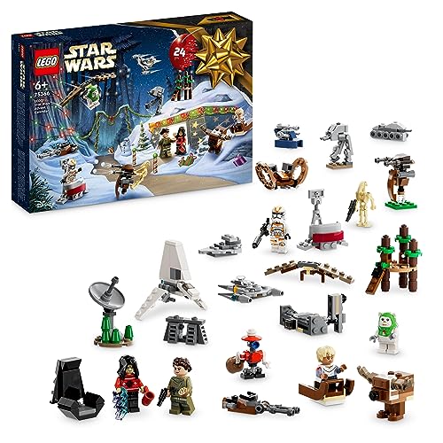 LEGO 75366 Star Wars Le Calendrier de l’Avent 2023, avec