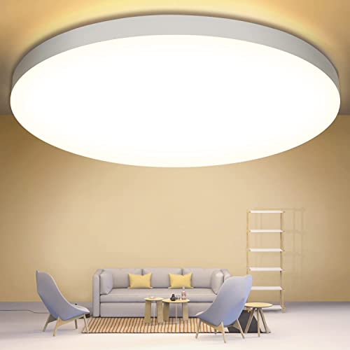 OUILA Plafonnier LED, Lampe Plafond 24W 2000LM 4000K Luminaire Plafonnier