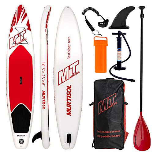 Murtisol 10'5 ''Gonflable Stand Up Paddle Board (25in Width), PVC