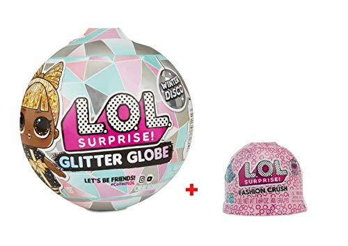 LOL Surprise Glitter Globe Winter Disque + Fashion Crush Série