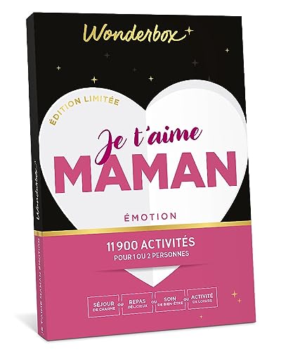 Wonderbox - Cadeau fête des mères - I LOVE MAMAN