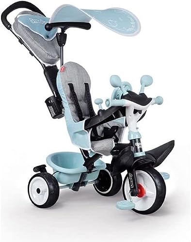 Smoby - Tricycle Baby Driver Plus Bleu - Vélo Evolutif