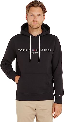 Tommy Hilfiger Sweat Homme Core Tommy Logo Hoody avec Capuche,