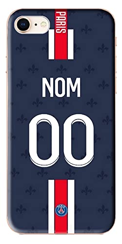 Coque Football iPhone 7/8 Personnalisable Paris Domicile Saison 2021/2022 Bord