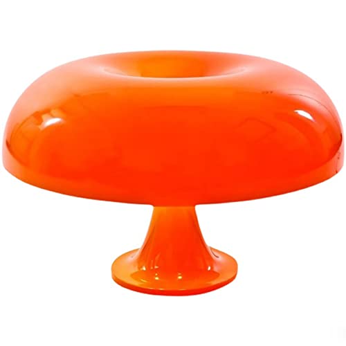 Spotaxe Lampe champignon orange, lampes de chevet à LED, durables,