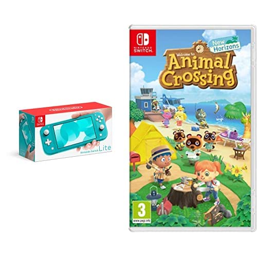 Console Nintendo Switch Lite - turquoise + Animal Crossing :