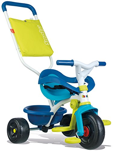 Smoby - Tricycle Be Fun Confort Bleu - Vélo Enfant