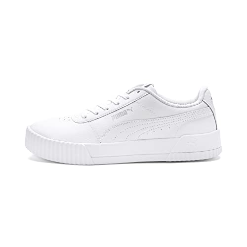 PUMA Carina L, Sneakers Basses Femme, White White Silver, 36