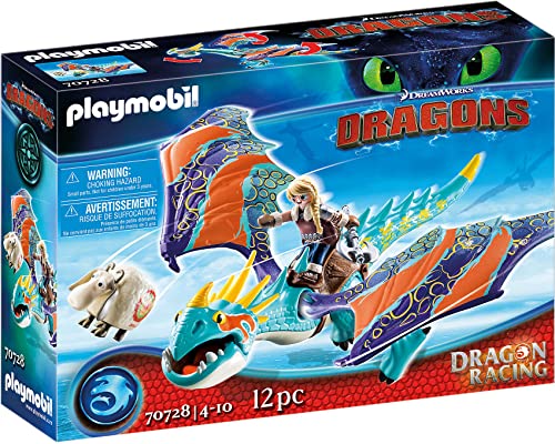 Playmobil 70728 Dragon Racing: Astrid et Tempête - DreamWorks Dragons