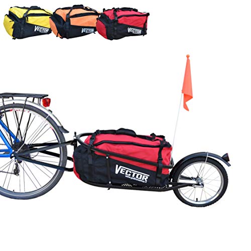 Vector Remorque vélo à monoroue pour Le trasport Bagages cyclotourisme