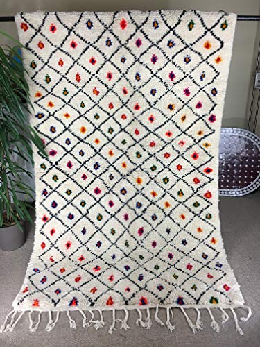 Tapis marocain tapis berbere Tapis azilal fait a main tapis