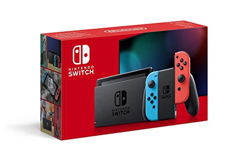 Nintendo Switch avec paire de Joy-Con Rouge Néon et Bleu