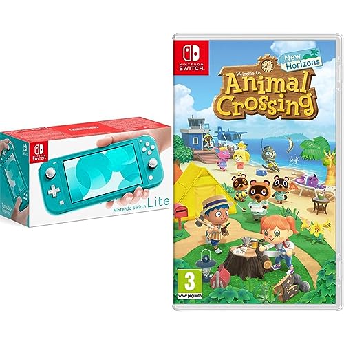 Nintendo Console Switch Lite - turquoise + Animal Crossing :