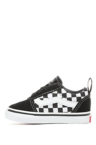 Vans Mixte bébé Ward Slip-on Canvas Sneaker, Noir Checkers Black