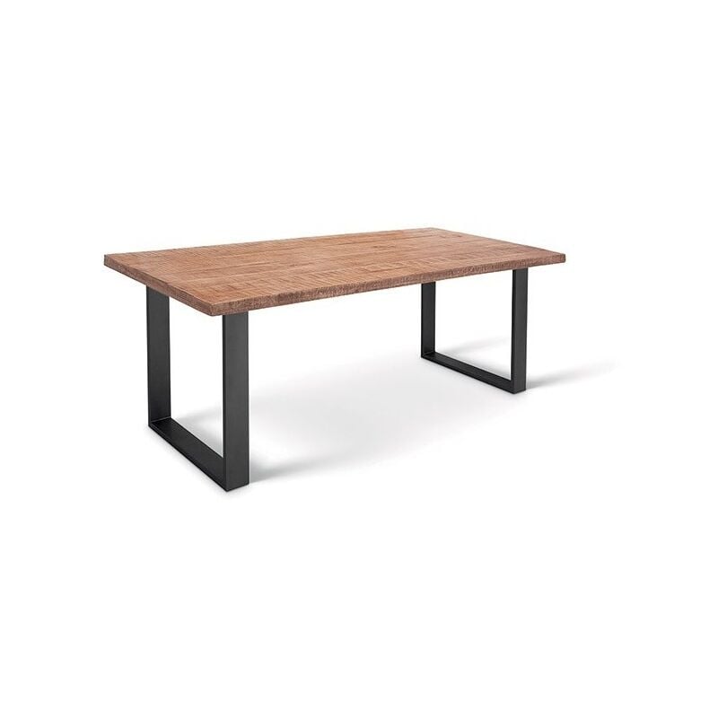 Table à manger design bois massif niko - Table rectangulaire