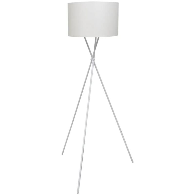 Lampadaire avec support Lampe sur Pied Lampadaire salon haut Blanc