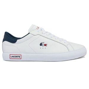 Sneakers pour hommes Lacoste Power Court TRI22 - white/navy/red blanc