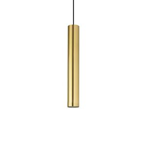 Millumine Suspension tube doré ampoule incluse Or 6x240x6cm