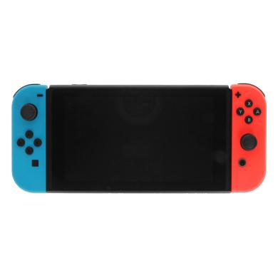 Nintendo Switch (Neue Edition) noir/bleu/rouge - bon état