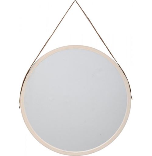 Miroir rond avec anse - Sicela - D 38 cm