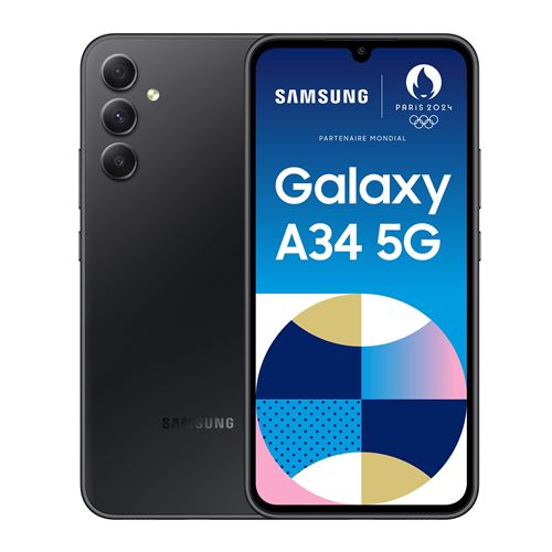 Smartphone Samsung Galaxy A34 6,6" 5G Nano SIM 128 Go