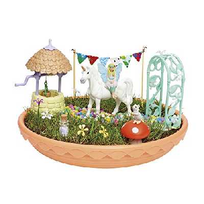 TOMY- My Fairy Garden Licorne Jardin à Faire Pousser pour Enfant Idée de Cadeau, Mini Figurine Fée, Jouet partir de 4 Ans+, E72906FR, Multicolore